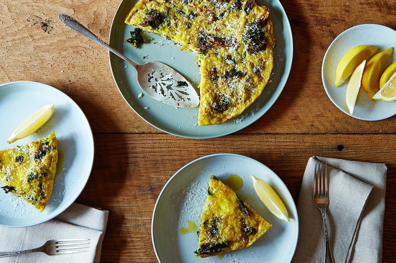 Slow-Baked Broccoli and Onion Frittata