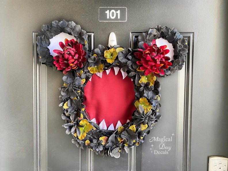 Spooky Monster Mickey Mouse Wreath