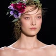 Marchesa Sewed Fresh Flowers Into Models' Hair — and It's the Prettiest NYFW Look