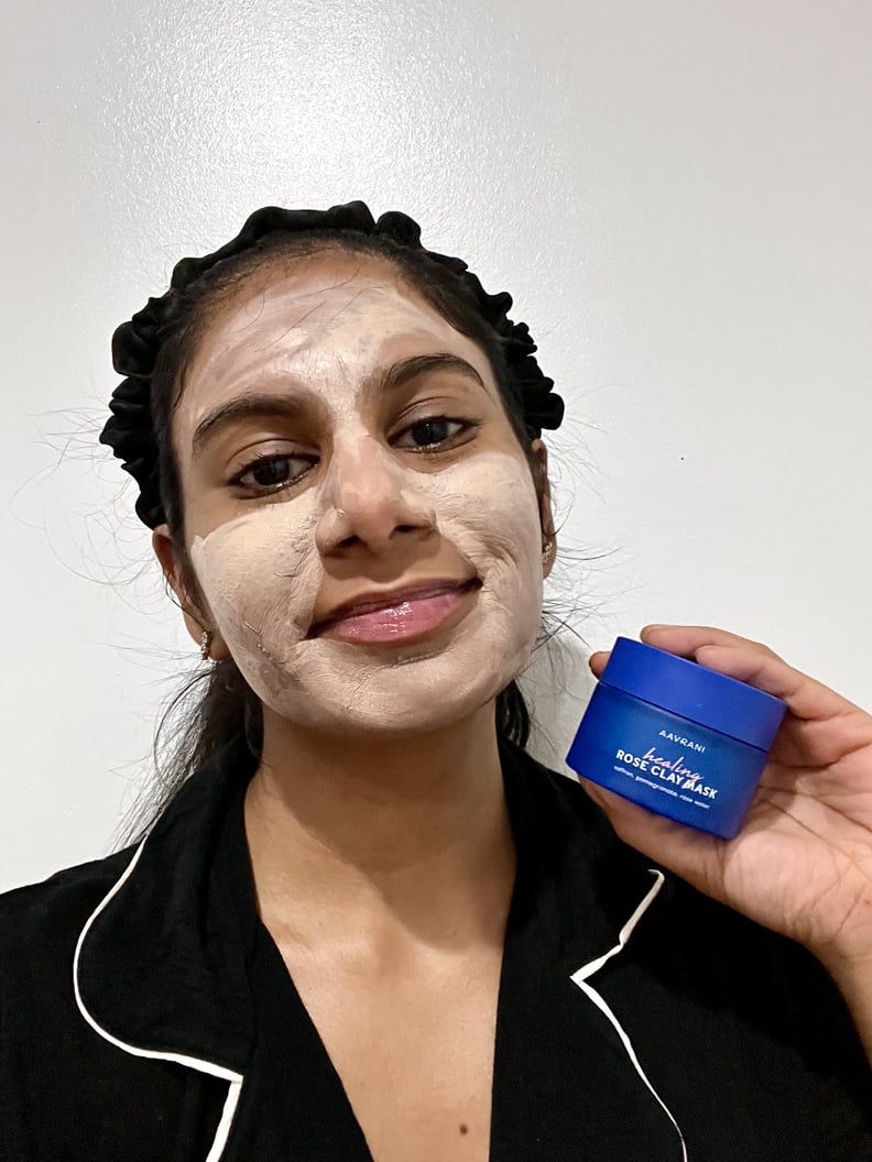 How I Used the Aavrani Healing Rose Clay Mask