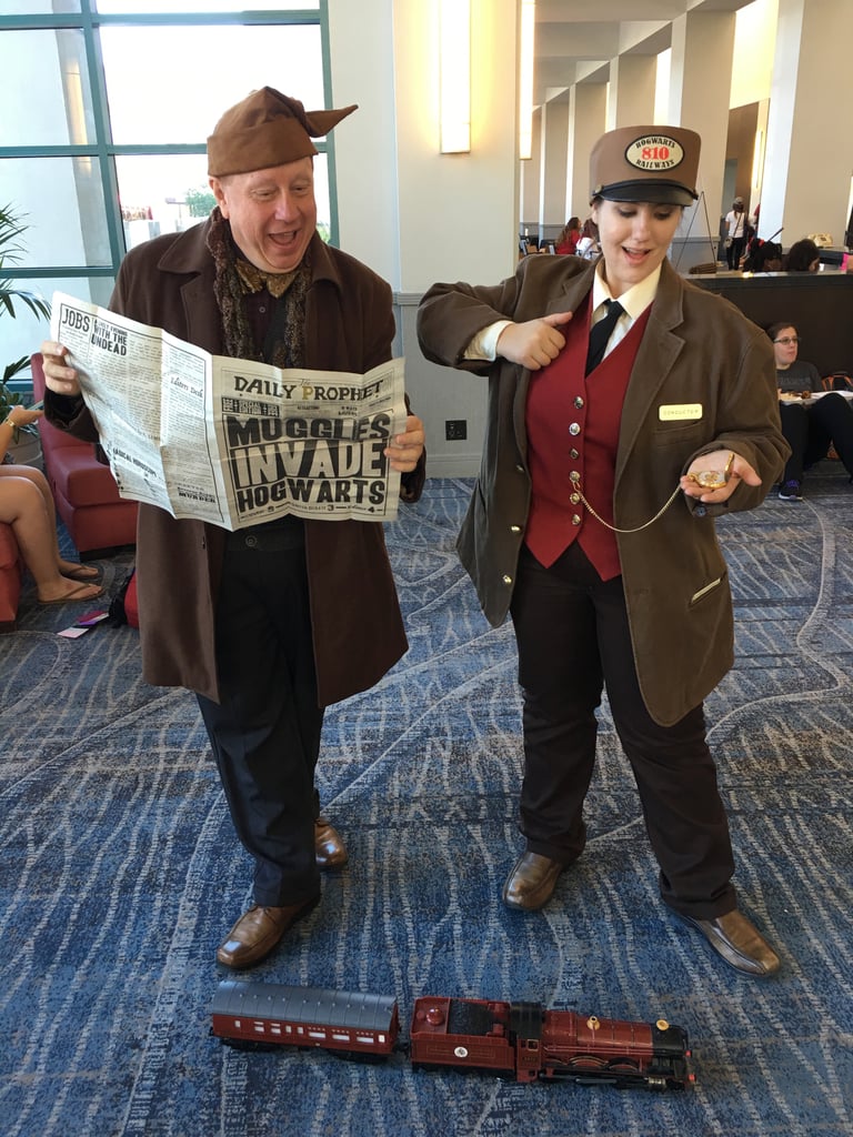 Arthur Weasley and King's Cross Station Guard