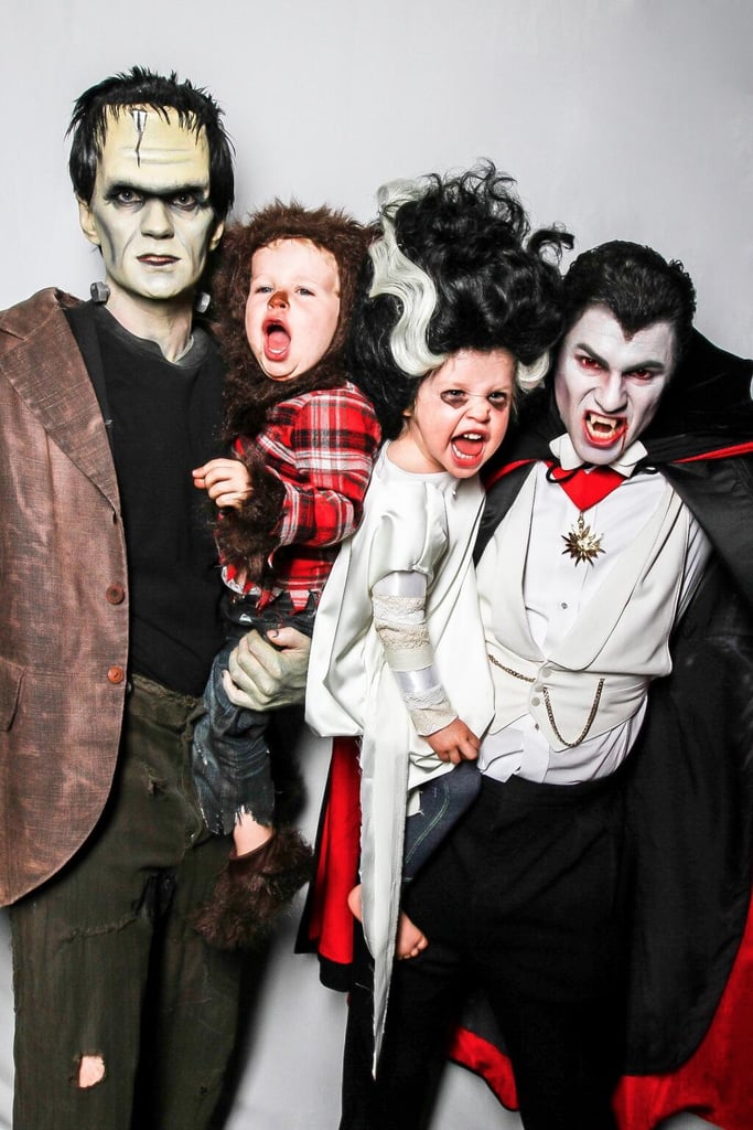 Neil Patrick Harris and his husband David Burtka dressed as Frankenstein and Dracula while their twins, Gideon and Harper, went as a werewolf and Wife of Frankenstein.
Source: Twitter user ActuallyNPH