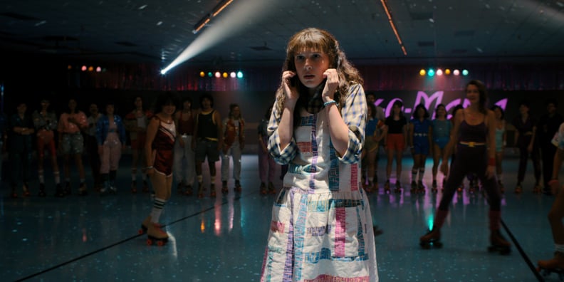 Eleven's Graphic-Print Roller-Rink Dress in Season 4