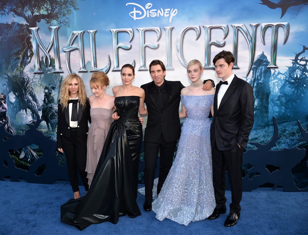 Angelina Jolie and Brad Pitt at the Maleficent LA Premiere