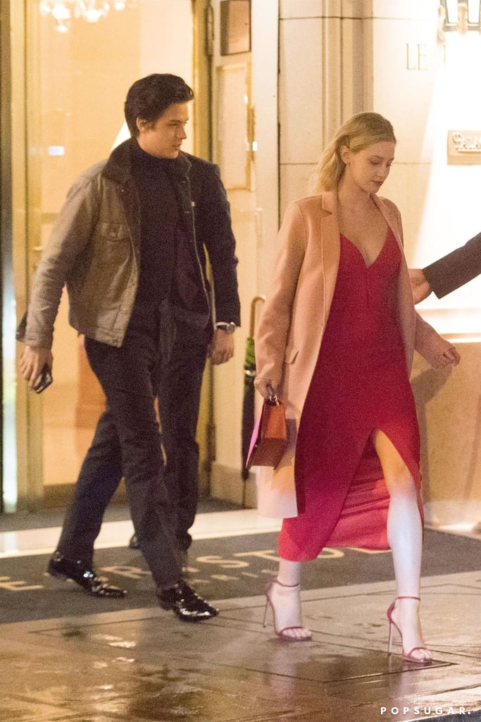 Lili Reinhart and Cole Sprouse Date Night in Paris, France