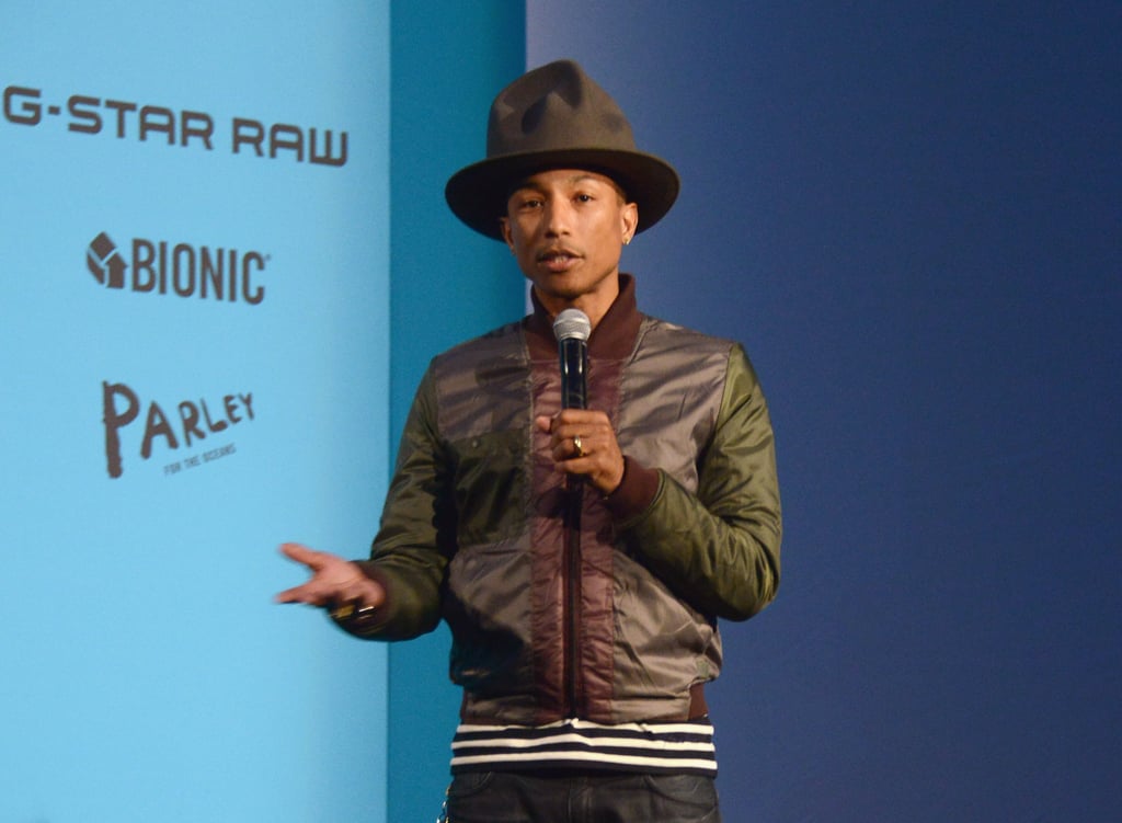 Pharrell and his hat made an appearance together in NYC.