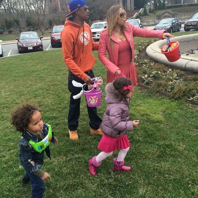 Mariah Carey and Nick Cannon With Kids on Easter 2015
