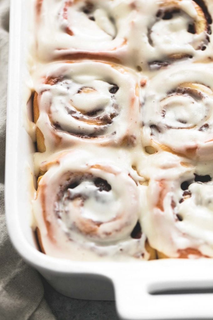 One Hour Cream Cheese Cinnamon Rolls