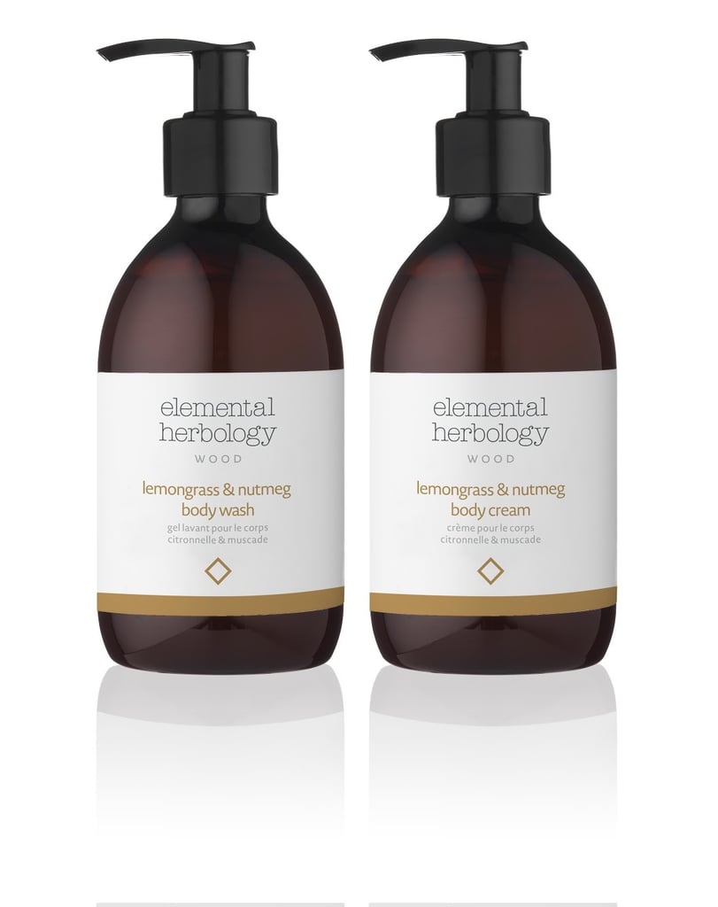 Elemental Herbology Lemongrass & Nutmeg Body Wash and Body Cream