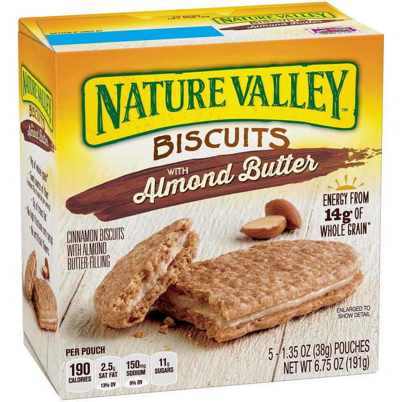 Peanut Butter and White Bread Sandwiches: Eat Nature Valley Biscuits With Almond Butter Instead