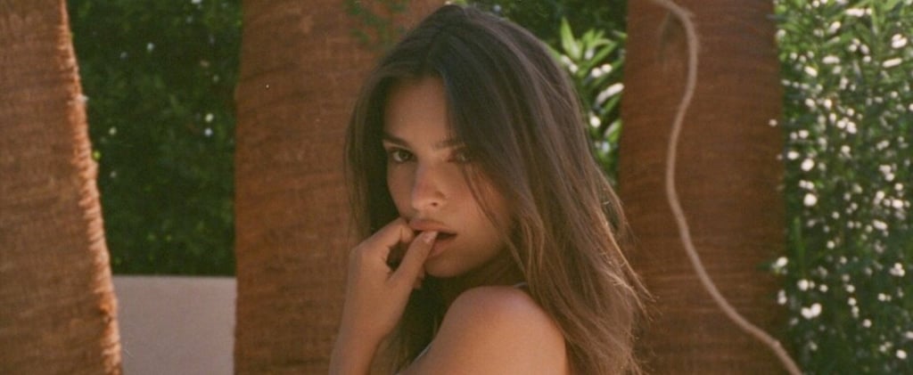 Emily Ratajkowski Black Inamorata Swim One-Piece