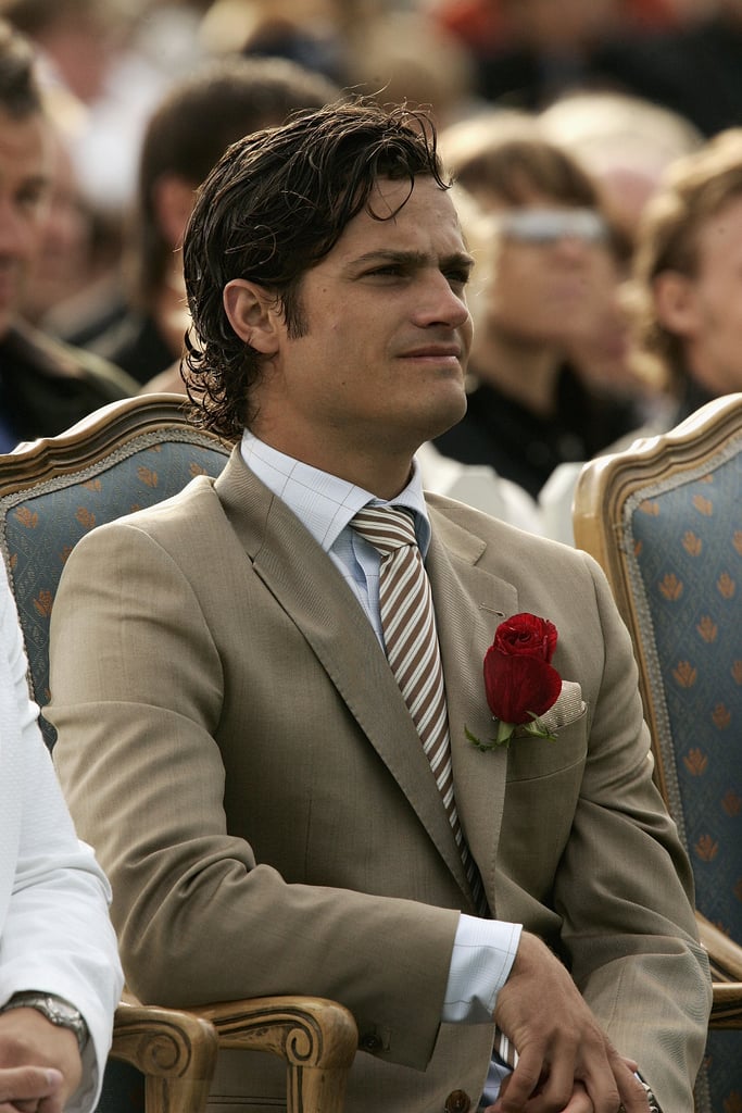 In 2004, Prince Carl Philip went to an event for Princess Victoria's birthday.
