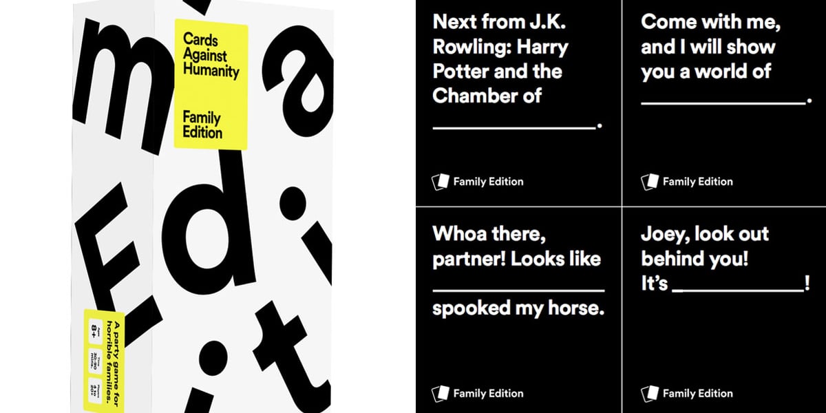 Cards Against Humanity Family Edition Free Downloadable Game | PS Family