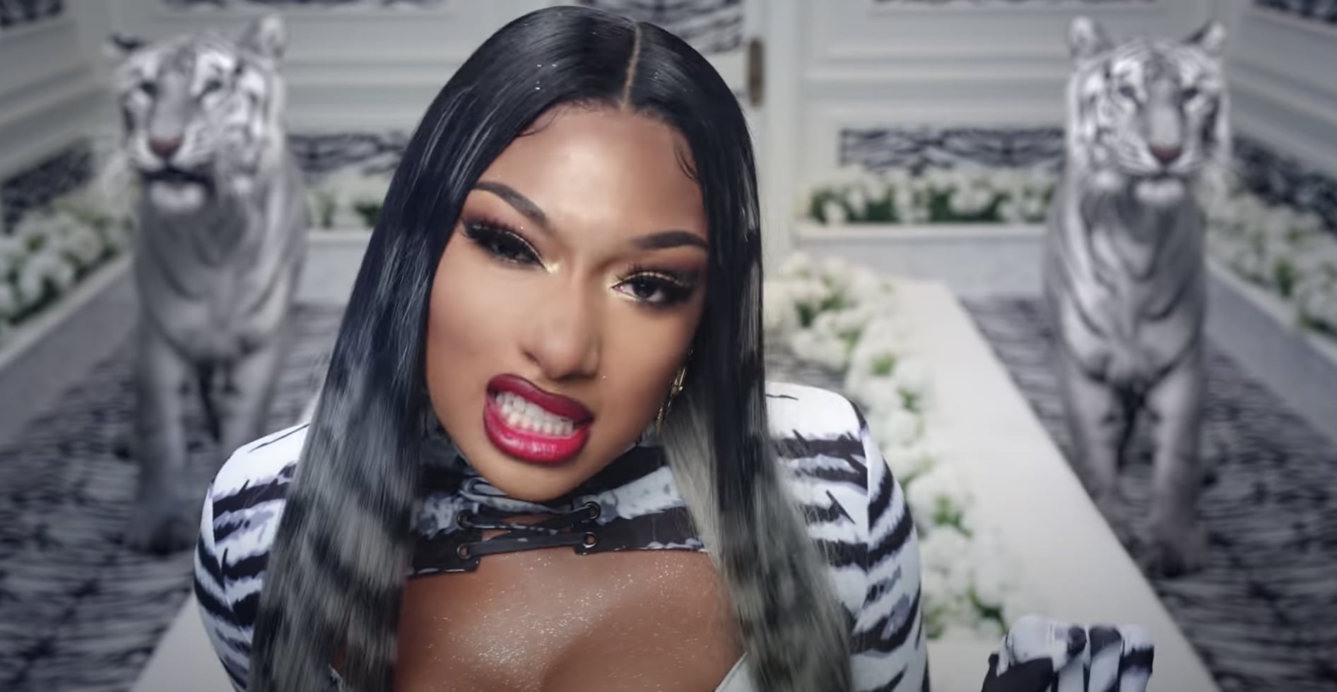 Cardi B and Megan Thee Stallion WAP Music Video Beauty Looks