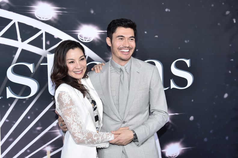 Michelle Yeoh and Henry Golding at the Last Christmas Premiere