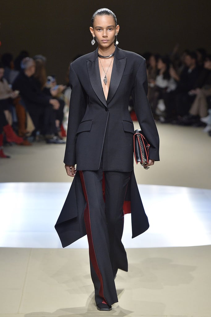 The second we saw this tailored suit go down the runway, we envisioned Meghan Markle wearing it at her next formal event.