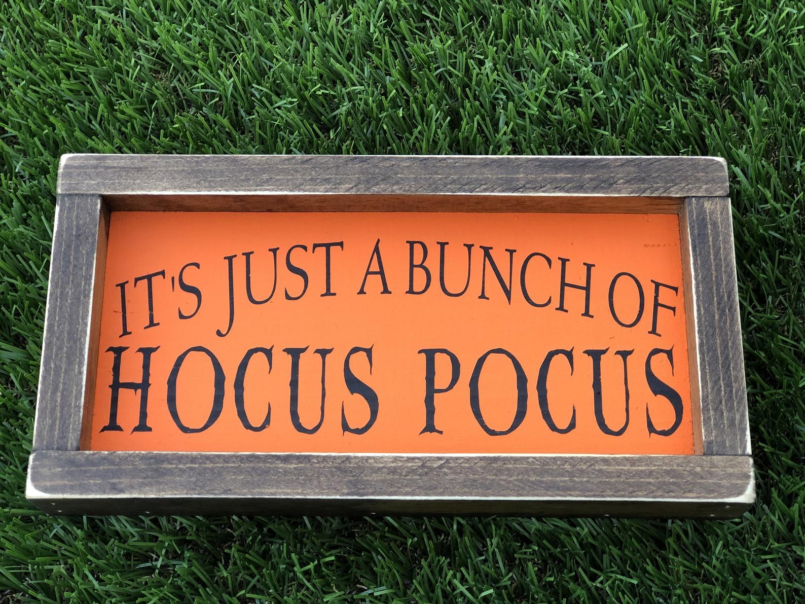 Hocus Pocus Wood Sign Yes Etsy Has Fangtastic Halloween