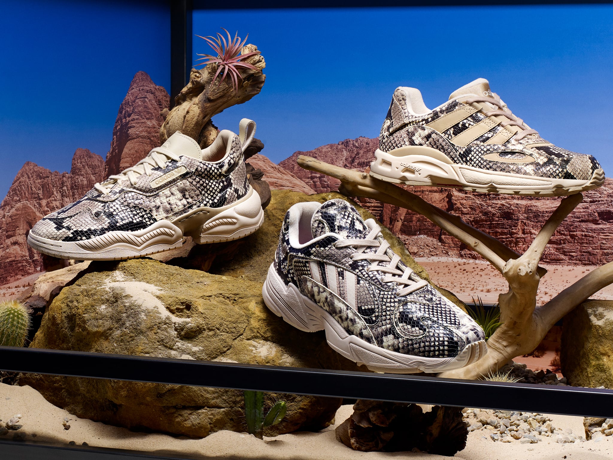 adidas snake print shoes
