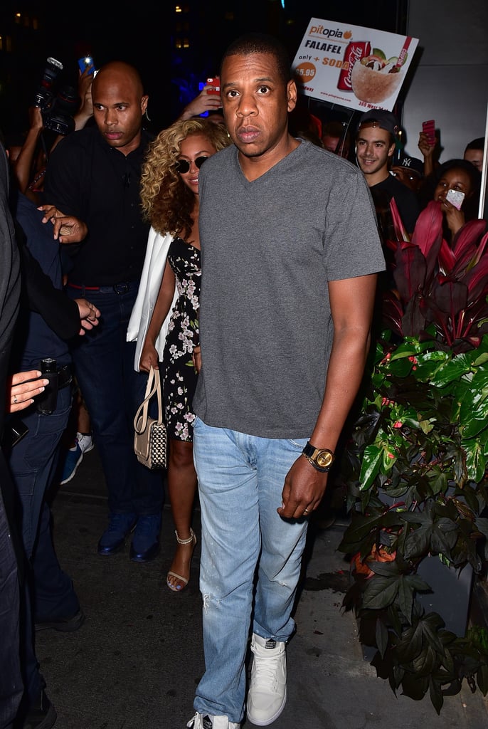 Jay Z and Beyonce Holding Hands in NYC