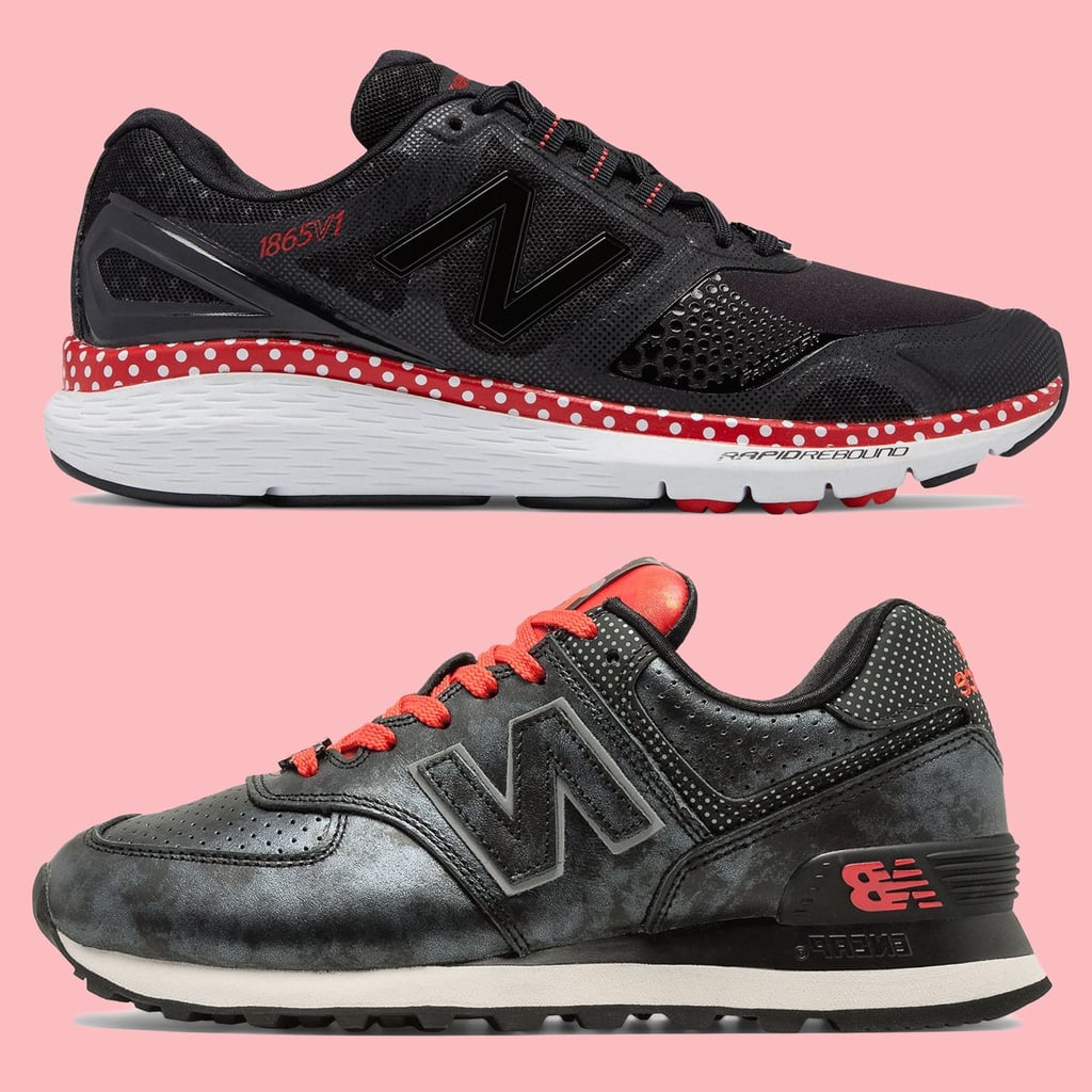 new balance black and pink running shoes