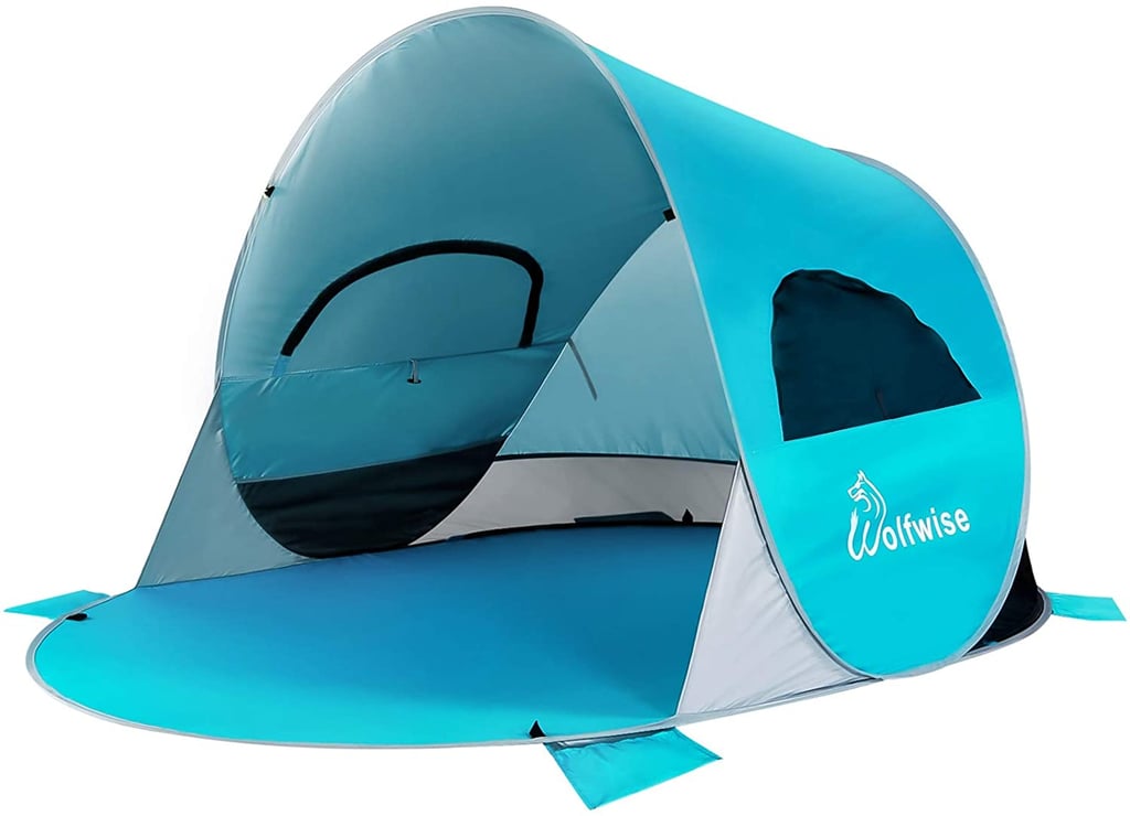 A Pop-Up Tent: WolfWise UPF 50+ Pop Up Beach Tent