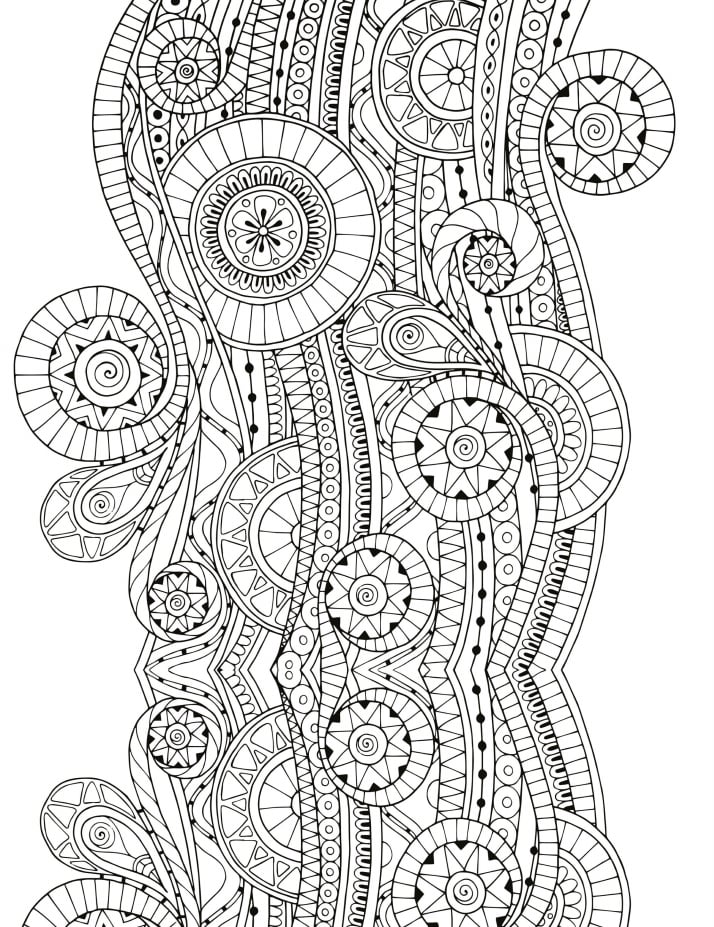 15 CRAZY Busy Coloring Pages for Adults  Detailed coloring pages, Pattern  coloring pages, Coloring pages