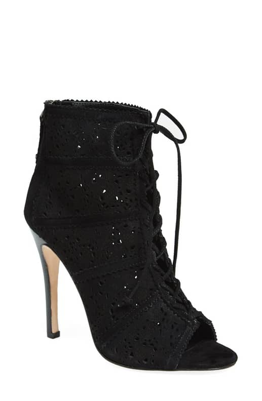 Jingle peep toe bootie clearance