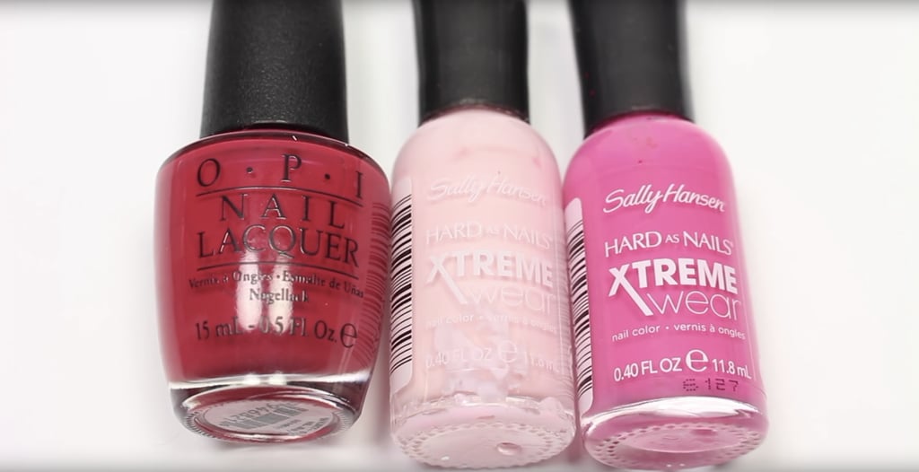 Pick out your favorite shades of pink and red to get the perfect Valentine's Day manicure.