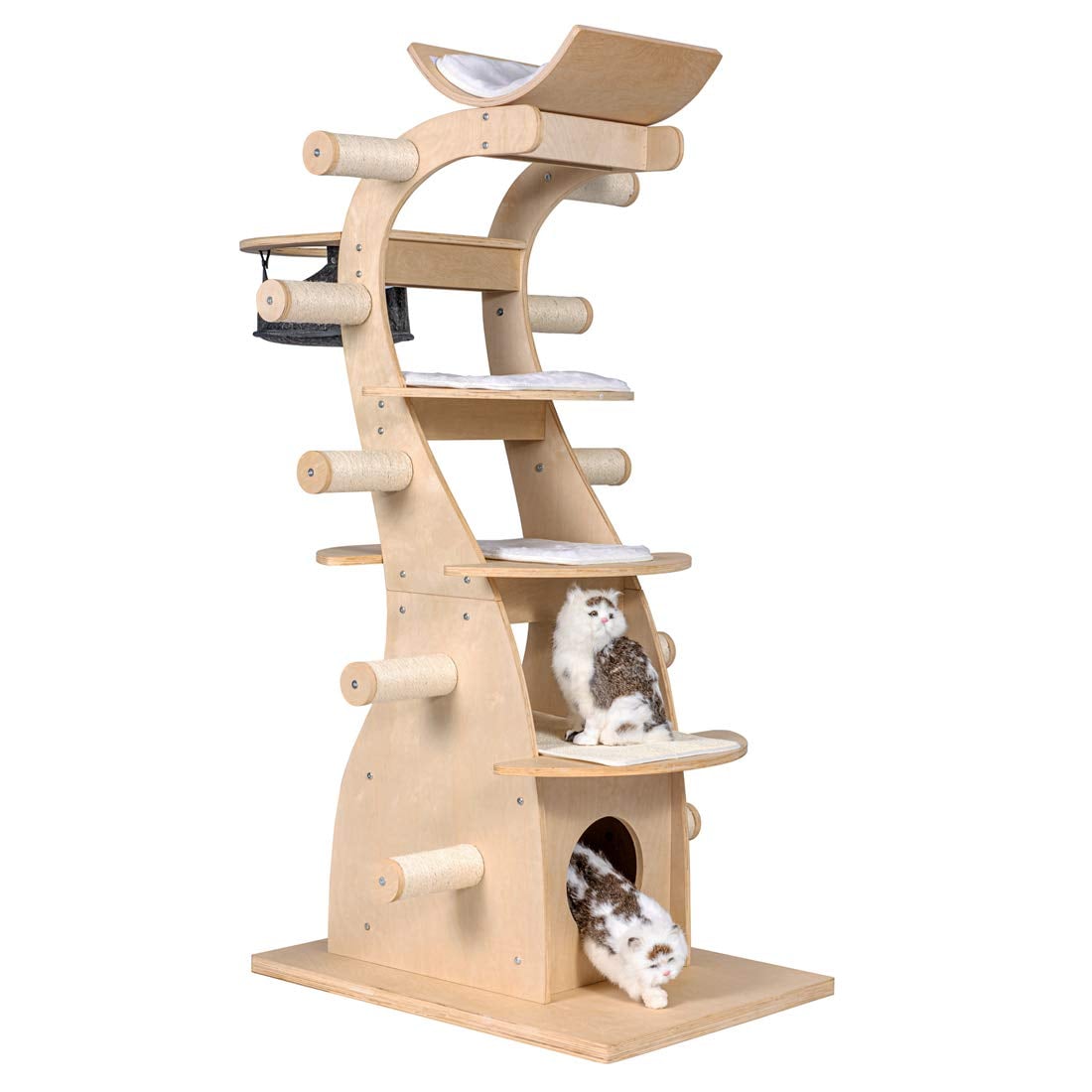 elegant cat tower