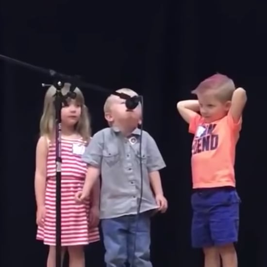 Boy Sings Darth Vader "Imperial March" Song in Talent Show