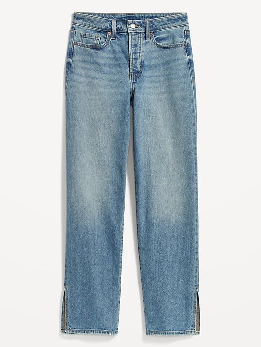 Old Navy High-Waisted OG Loose Side-Slit Jeans