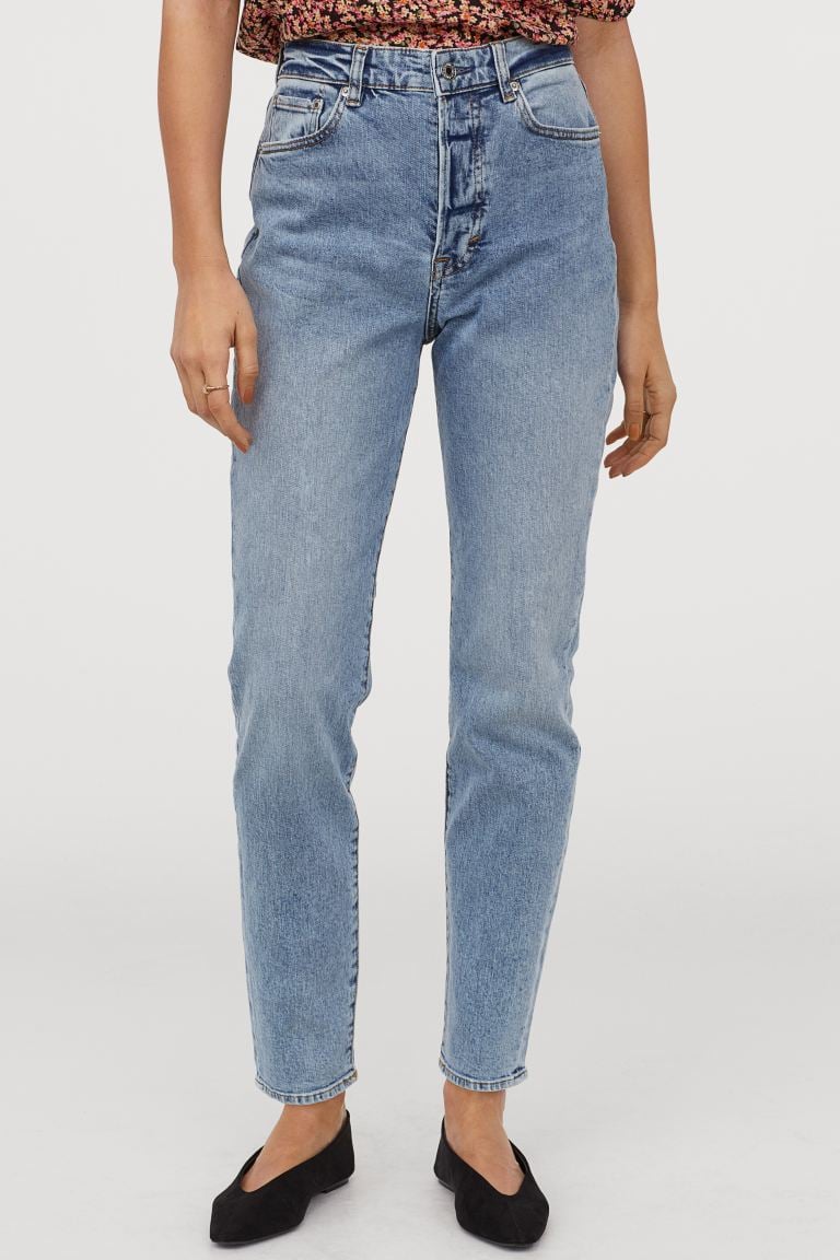 H&M Conscious Mom High Ankle Jeans | These Ultrasoft Denim Picks Will Finally Give You a Reason to Out of Your Sweats | POPSUGAR Fashion Photo 6