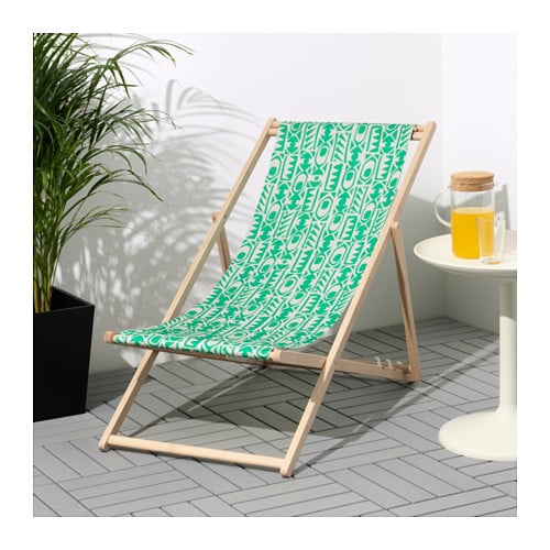 Mysingso Green Beach Chair (25) Ikea Outdoor Decor POPSUGAR Home