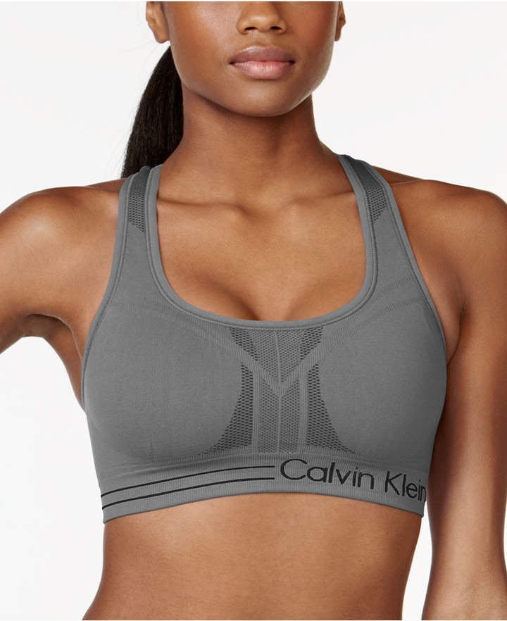 Calvin Klein Mid-Impact Padded Racerback Sports Bra, Looking For a Little  Lift? These 9 Padded Sports Bras Offer So Much Support