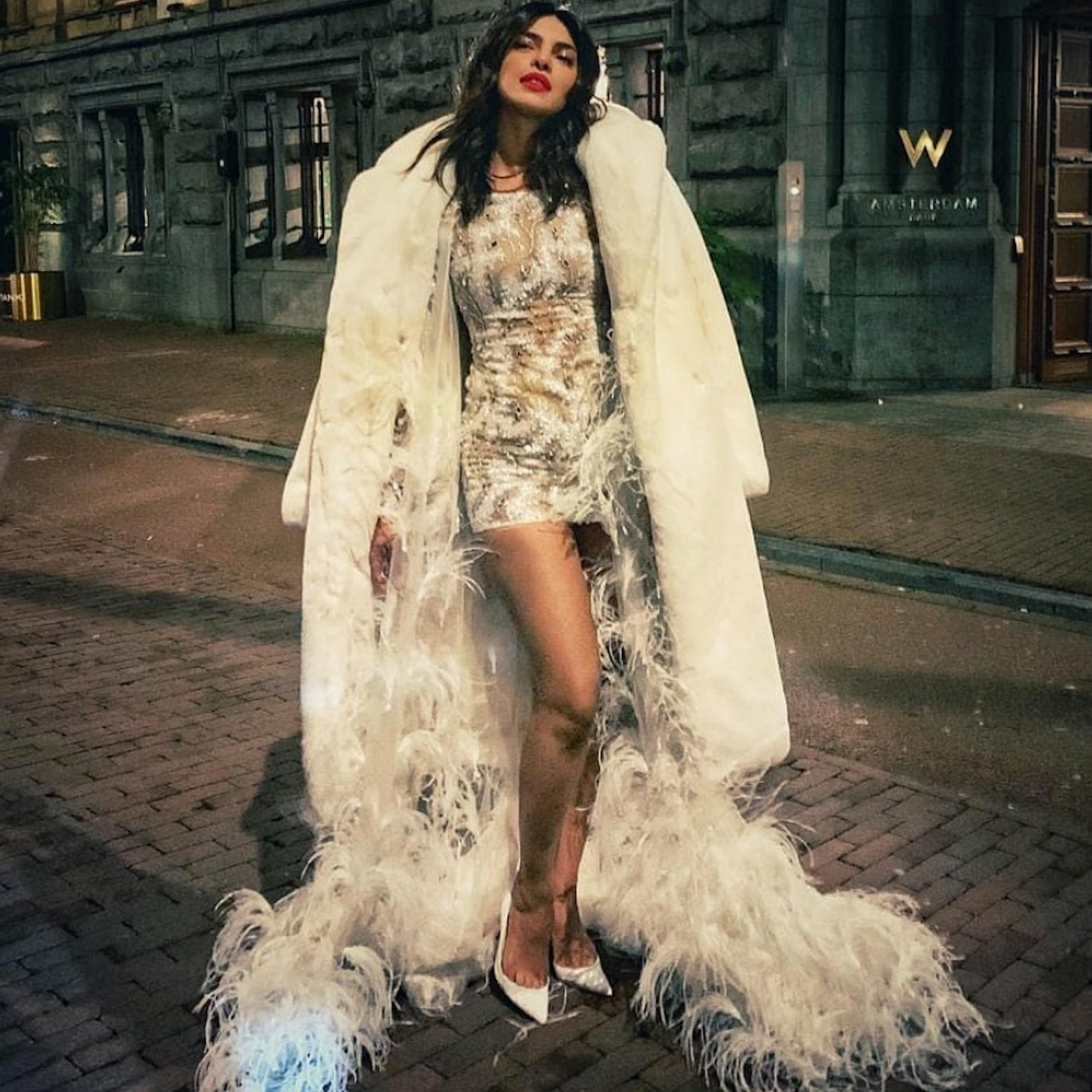 priyanka chopra bachelorette dress