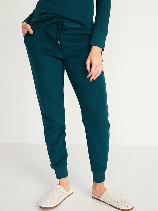 Old Navy Mid-Rise Vintage Sherpa Sweatpants