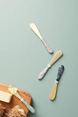 Liberty For Anthropologie Cheese Spreader Set