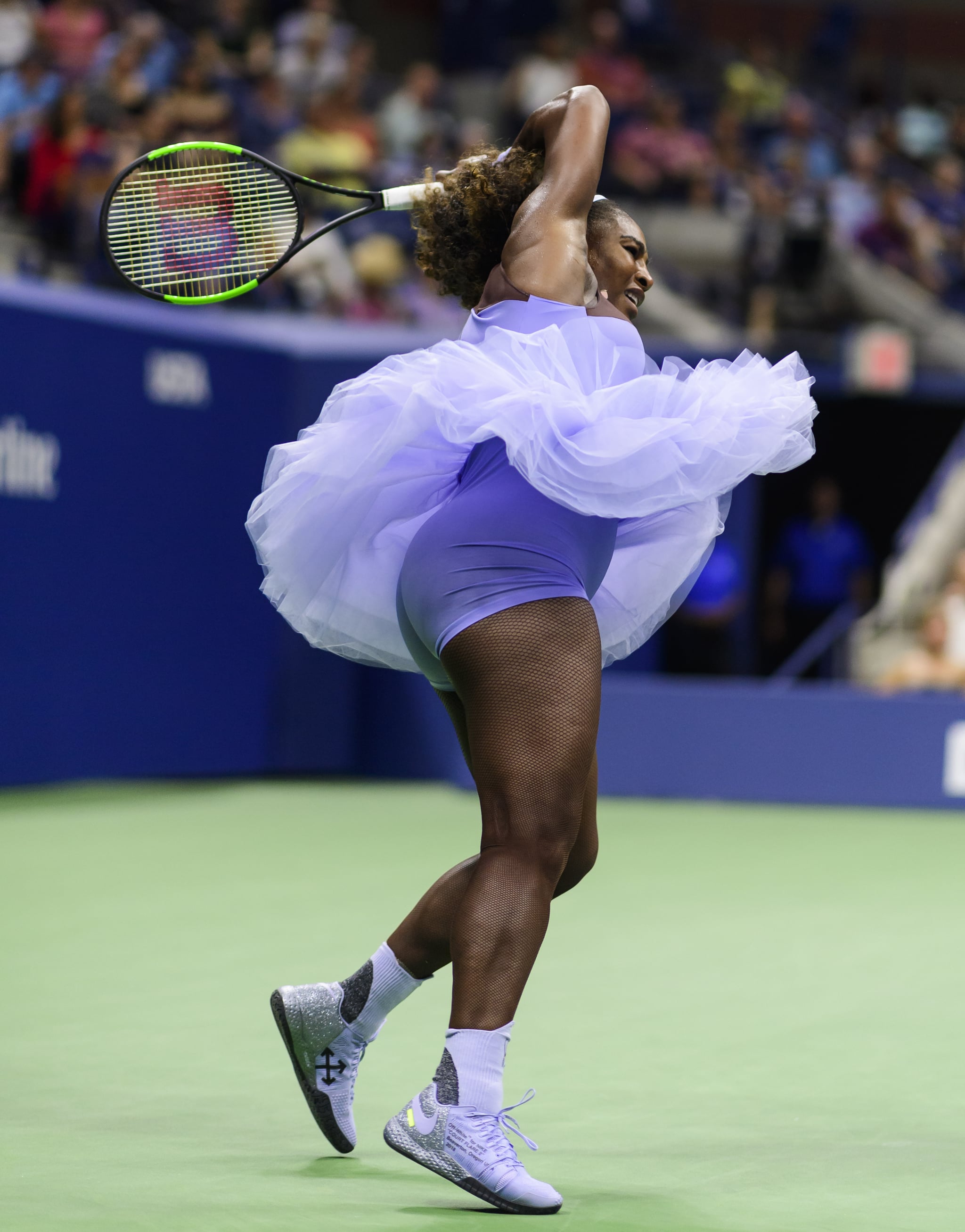 Moviente paso Impresionante Serena Williams's Purple Tutu at the 2018 US Open | POPSUGAR Fashion