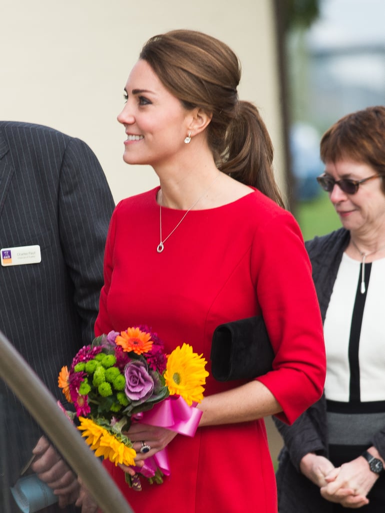 Pregnant Kate Middleton in Norwich in Nov. 2014 | Photos