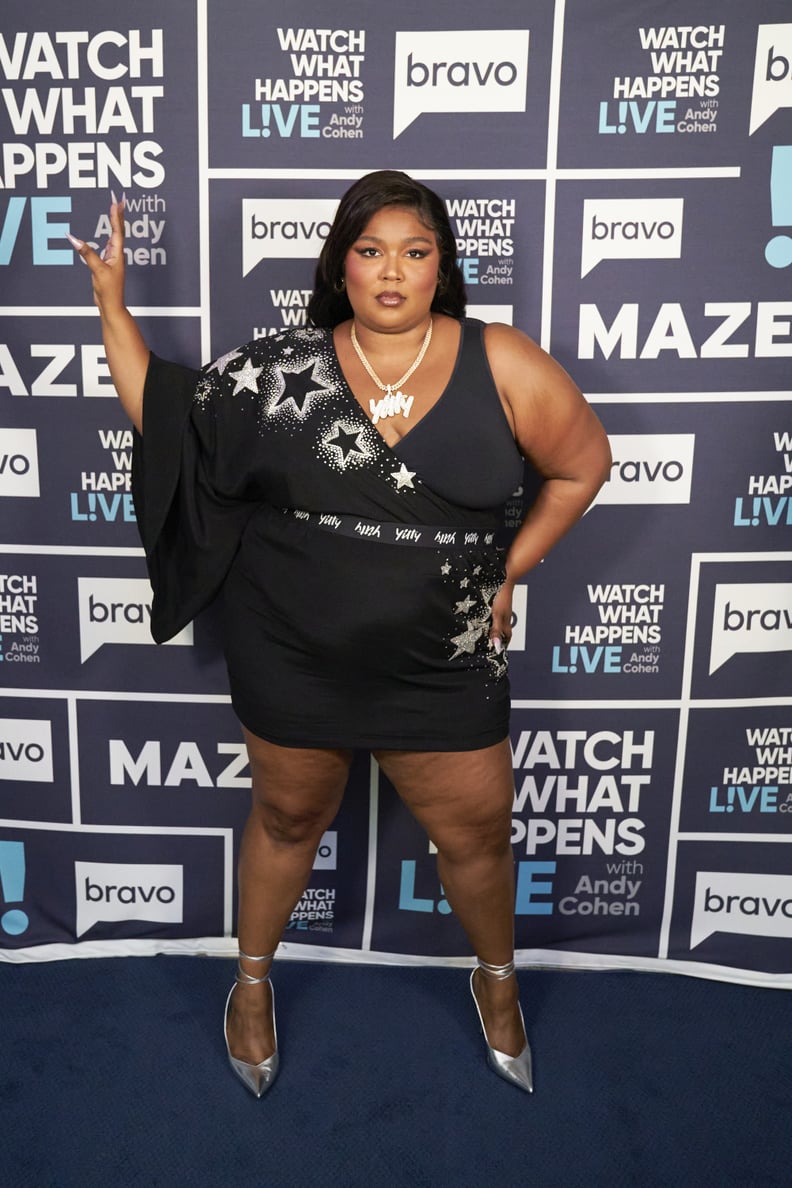 WATCH WHAT HAPPENS LIVE WITH ANDY COHEN -- Episode 19118 -- Pictured: Lizzo -- (Photo by: Michael Greenberg/Bravo via Getty Images)