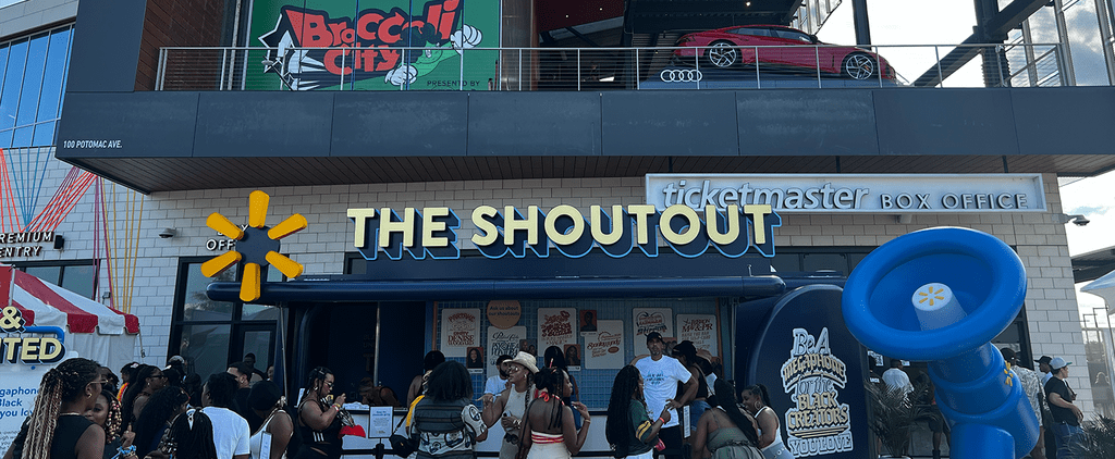 Walmart Shoutout Black and Unlimited at Broccoli City