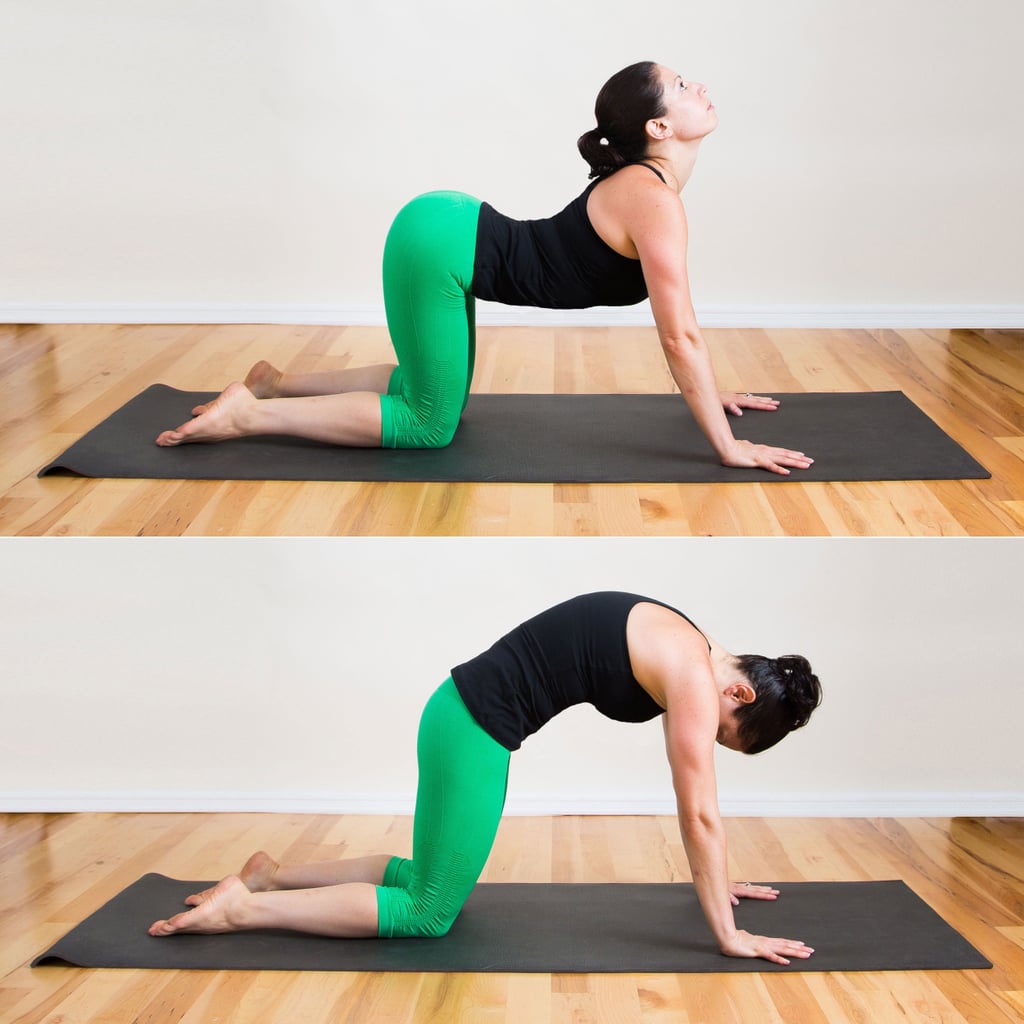 Cow and Cat | Yoga Poses to Relieve Gas | POPSUGAR Fitness ...