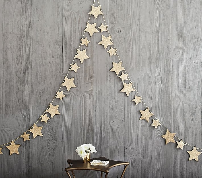 Glitter Star Garland