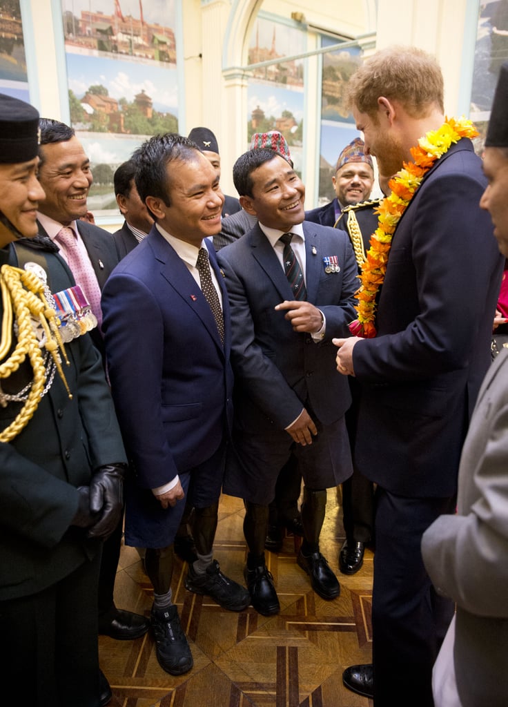 Prince Harry at the Embassy of Nepal in London March 2017