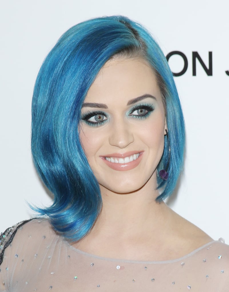Soft Blue Faded Shadow | Katy Perry's Best Beauty Looks ...