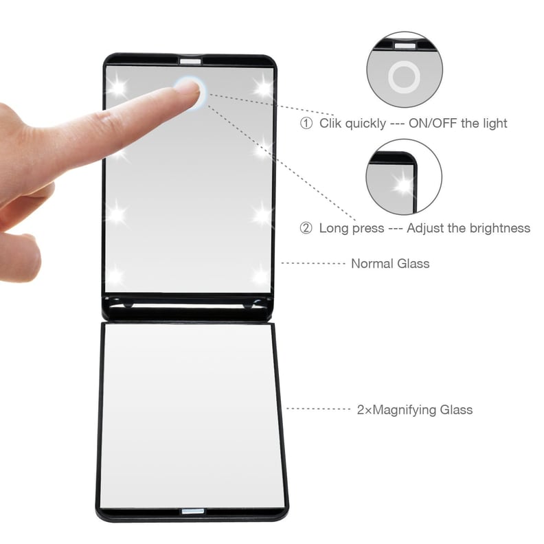 light up desk mirror amazon