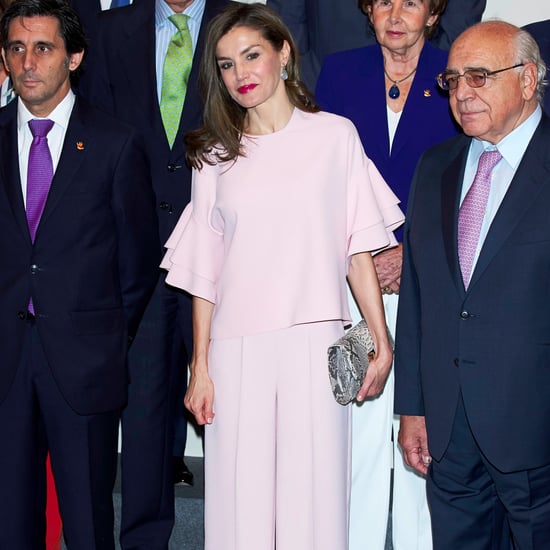 Queen Letizia's Zara Pink Outfit July 2017