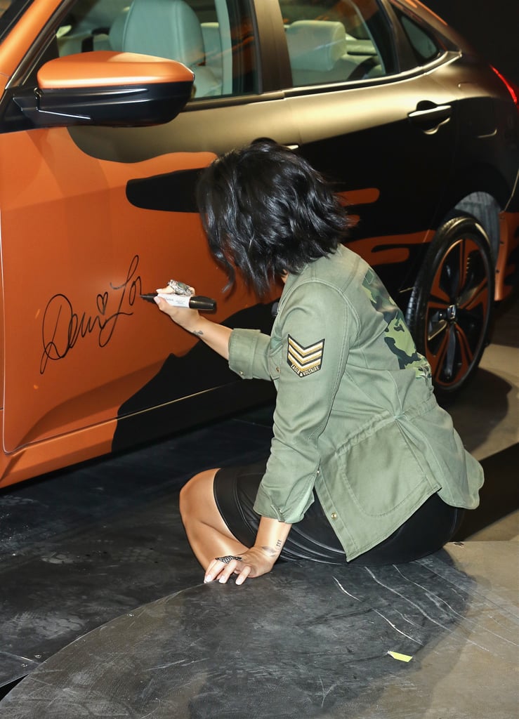 Demi Lovato and Nick Jonas at Honda Event March 2016