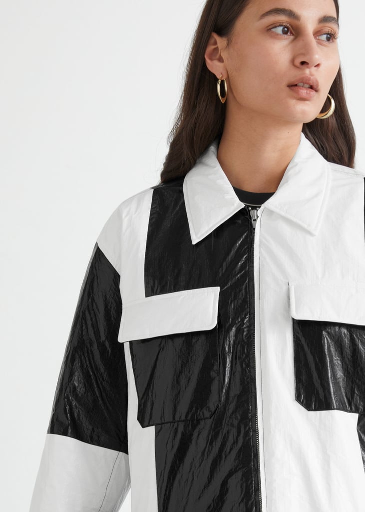 & Other Stories Oversized Colour Block Overshirt