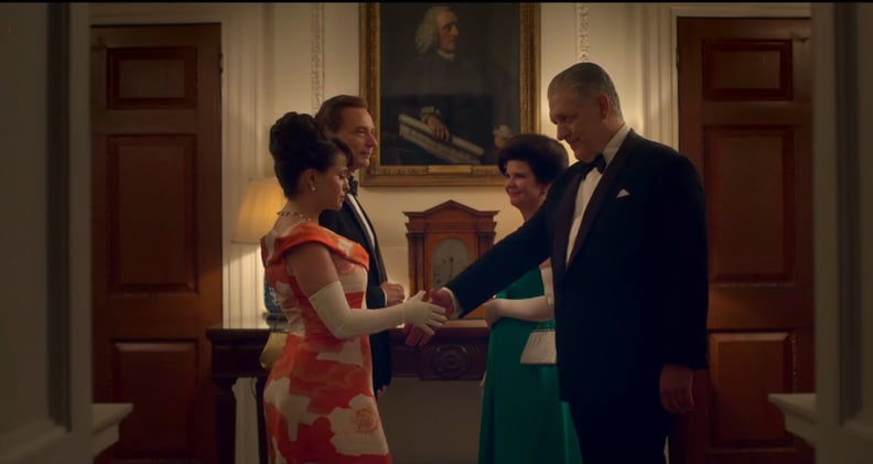 The Royals Meet President Johnson (Clancy Brown) and the First Lady (Suzanne Kopser)